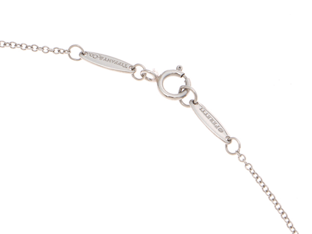 TIFFANY&Co. ティファニーバイザヤードネックレス プラチナ950 TIFFANY&Co. ティファニー バイザヤード 約0.14ct ネックレス