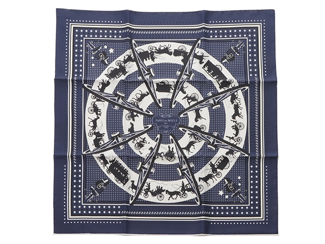 HERMES PARIS エルメス　ハンカチ　スカーフ エルメス スカーフ ハンカチ カレ45 | 東京銀座のヴィンテージ