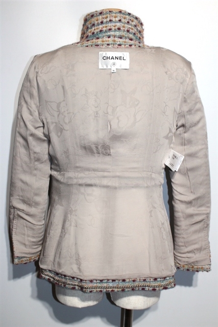 【25A♢軽やかに品格をまとう】CHANEL *ジャケット CHANEL シャネル ツイードジャケット P59072V44854 レディース36