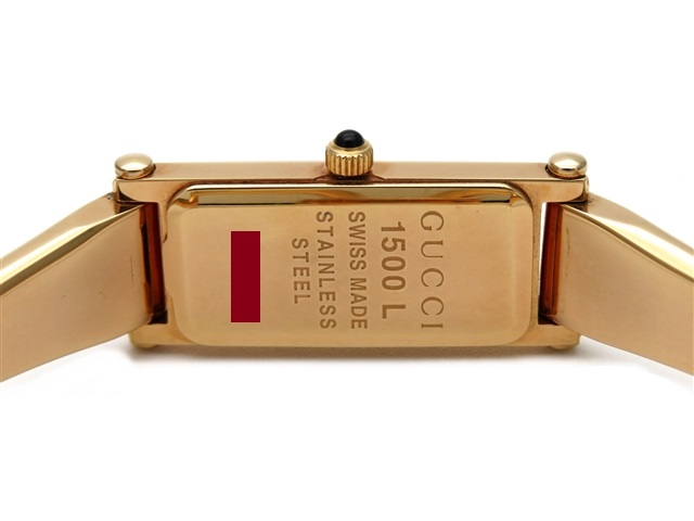 GUCCI グッチ 時計 クオーツ レディース 1500L GP ゴールドメッキ 【200】 の購入なら「質」の大黒屋（公式）