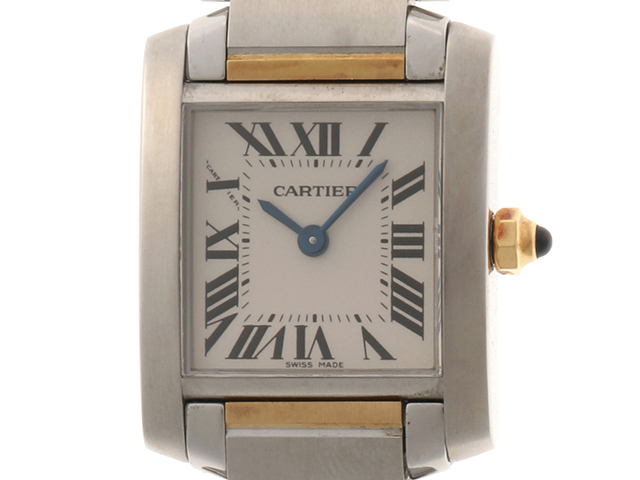 Cartier カルティエ タンクフランセーズSM レディース 女性用腕時計 