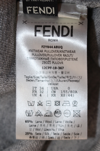 FENDI フェンディ ショートスリーブニット 半袖 FZY844 A8UQ