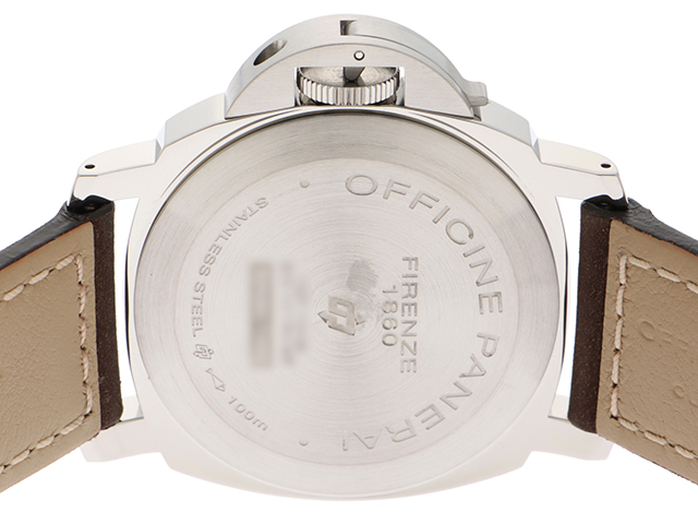 PANERAI 時計 パネライ ルミノール マリーナロゴ アッチャイオ PAM00632 手巻き ダークブラウン文字盤 SS/革 男性用時計【430】  の購入なら「質」の大黒屋（公式）