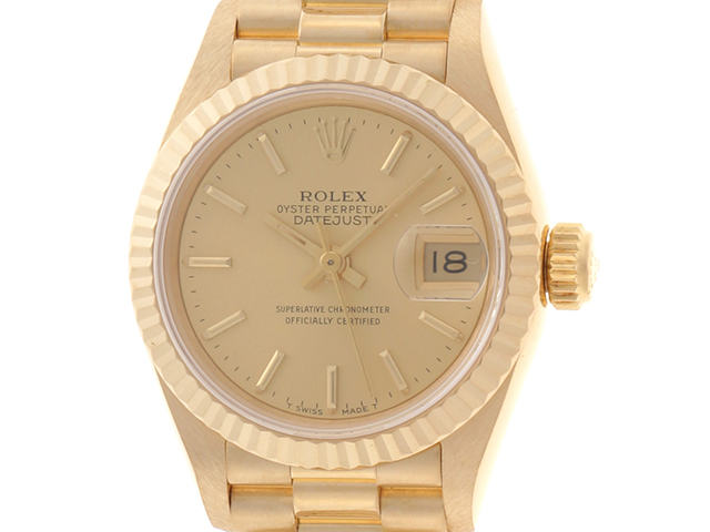 N番 ROLEX ロレックス デイトジャスト 69178 イエローゴールド
