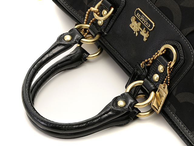 上品なファッション COACH 2wayショルダーバッグ オプアートジュリアン コーチ バッグ