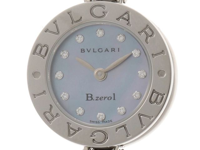 BVLGARI ブルガリ 時計 B-zero1 BZ22S Sサイズブルーシェル文字盤 