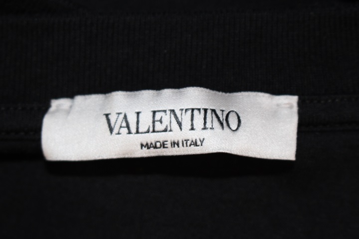 VALENTINO ヴァレンティノ Tシャツ ブラック XS VALENTINO バレンチノ ヴァレンティノ Tシャツ メンズXS