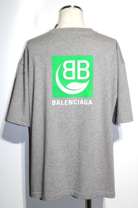 BALENCIAGA バレンシアガ Tシャツ メンズ XXL グレー コットン　（2148103168673）【200】
