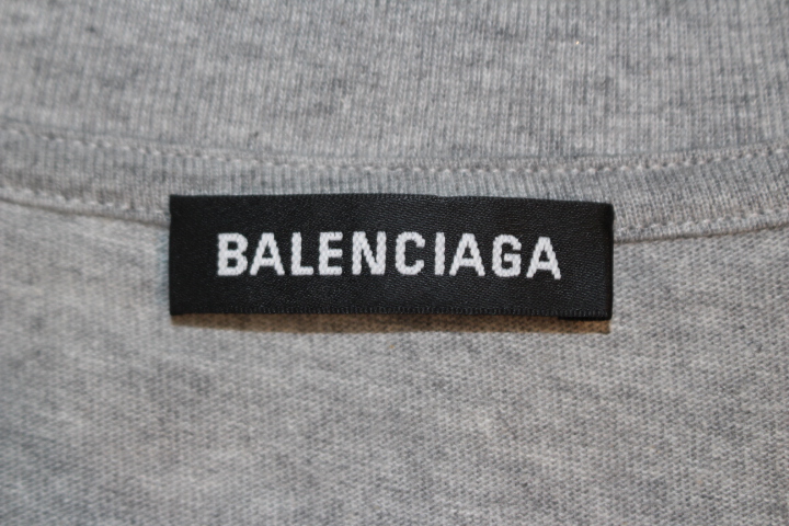 BALENCIAGA バレンシアガ Tシャツ メンズ XXL グレー コットン