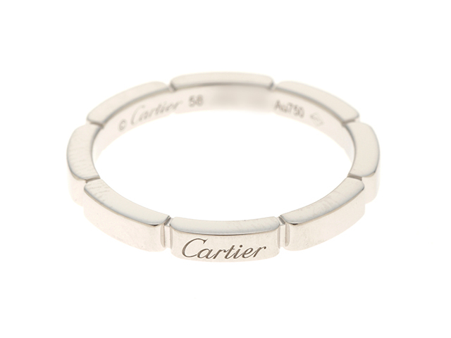 Cartier　カルティエ　リング　指輪　マイヨンパンテールリング　 B4083500　ホワイトゴールド　　K18WG　　58号　【430】