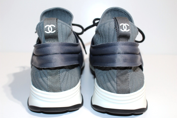 CHANEL 38ハーフ CHANEL シャネル スニーカー G33729 レディース38ハーフ グレー