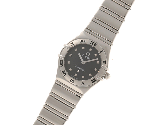OMEGA オメガ コンステレーションミニ・グレー文字盤 クォーツ時計 OMEGA オメガ コンステレーションミニマイチョイス 1561.51 ステンレス
