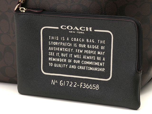 COACH コーチ PVC シグネチャー リバーシブル トートバッグ - トートバッグ