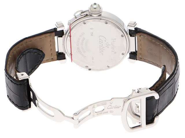 Cartier カルティエ パシャ32 ドームダイヤグリッド WJ11932G