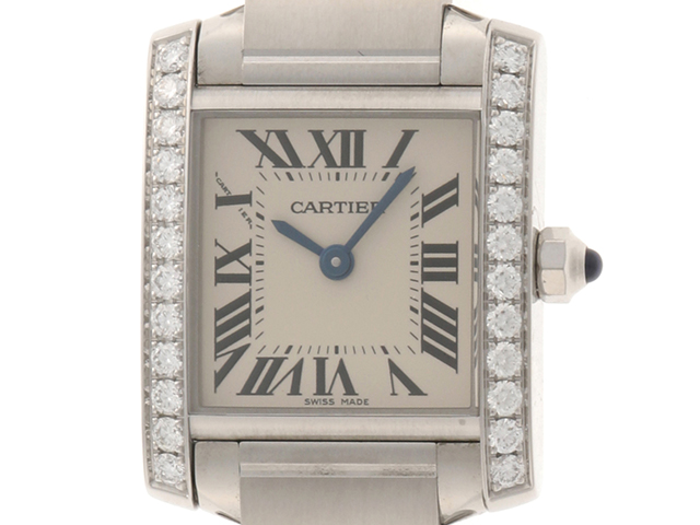 Cartier カルティエ 時計 タンクフランセーズSM W4TA0008 アイボリー ...