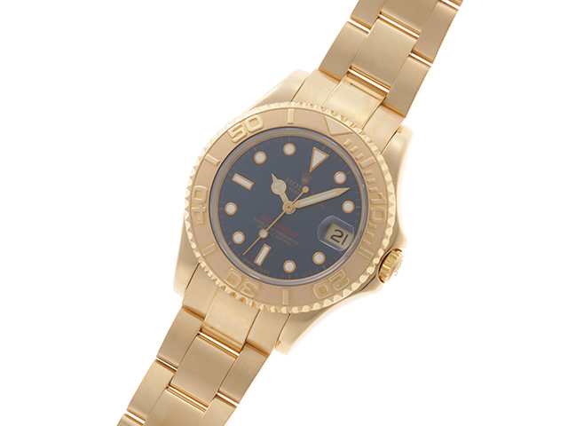 ROLEX 時計 ヨットマスター 68628 W番 トリチウム 自動巻き ブルー文字
