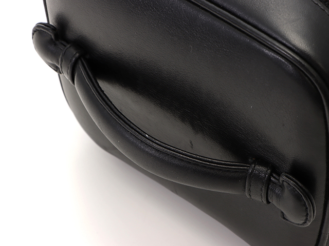 美品　シャネル　ビコローレ　ラムスキン　縦型　バニティバッグ　ブラック CHANEL シャネル ビコローレ縦型バニティ バニティバッグ