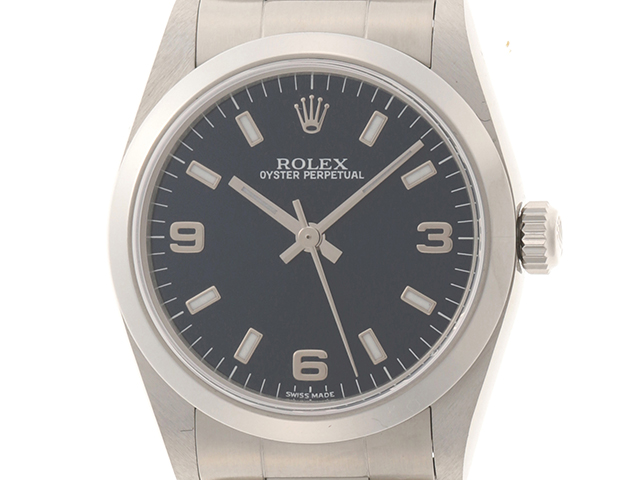 Rolex オイスターパーペチュアル　ブラック　ボーイズ　77080 ジェムラインジャパン - 公式サイト - / ロレックス オイスター