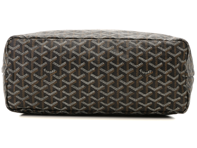 GOYARD ゴヤール サンルイPM ブラック/ブラウン PVC レザー 【410】2148103201141 image number 2