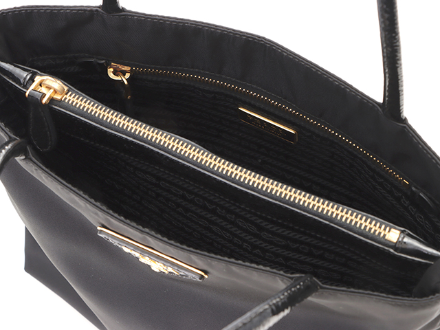 PRADA プラダ バッグ トートバッグ ブラック ナイロン BR3856【204