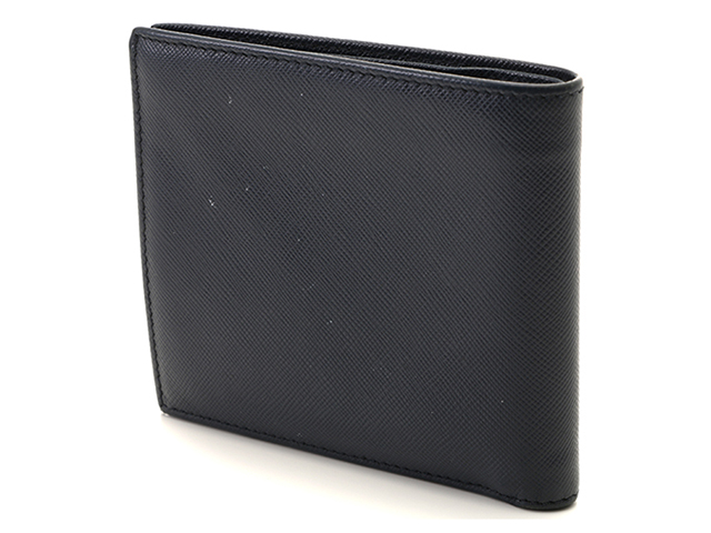 Amazon | [Prada] [プラダ] メンズ二つ折り財布 レザー ネイビー