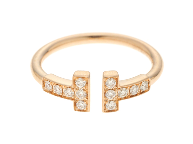 ☆Tiffany&Co.☆ Tワイヤー ダイヤリング ピンクゴールド 定価44万
