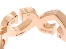 Cartier　カルティエ　リング　指輪　Cハートリング　ピンクゴールド　ダイヤモンド　6.6ｇ　48号【430】2148103215032