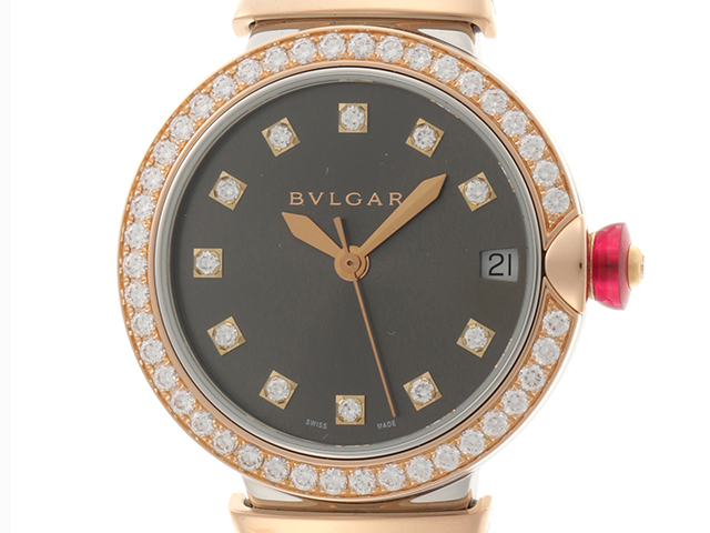 BVLGARI ブルガリ ルチェア LUP33SG グレー レディース 自動巻き