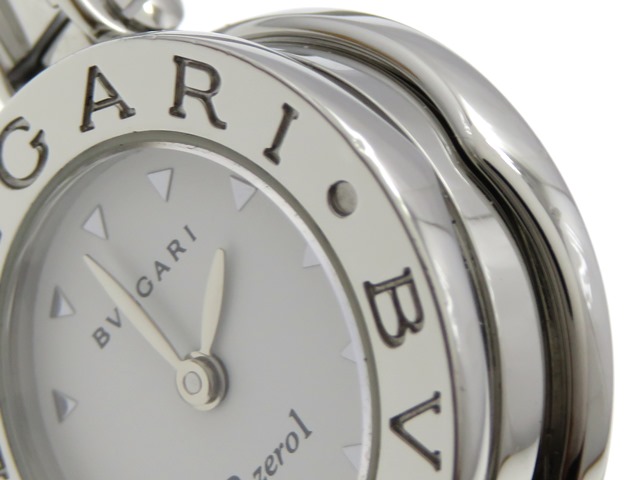 BVLGARI　ブルガリ　B-zero1　ビーゼロワン　レディース　女性用腕時計　クオーツ　ステンレス　ホワイト　白文字盤　BZ22S　【474】