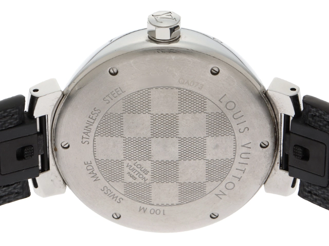 ルイ ヴィトン LOUIS VUITTON QA073Z ダミエ・グラフィット メンズ 腕時計
