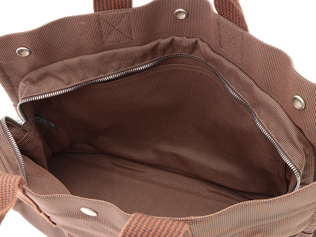 HERMES エルメス エールライントートMM ブラウン/SV【435】 の