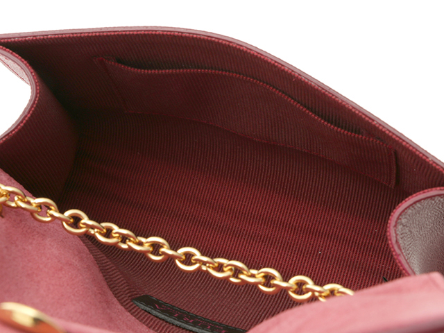 FURLA フルラ ヴィヴァ VIVA チェーンショルダーバ ボルドー