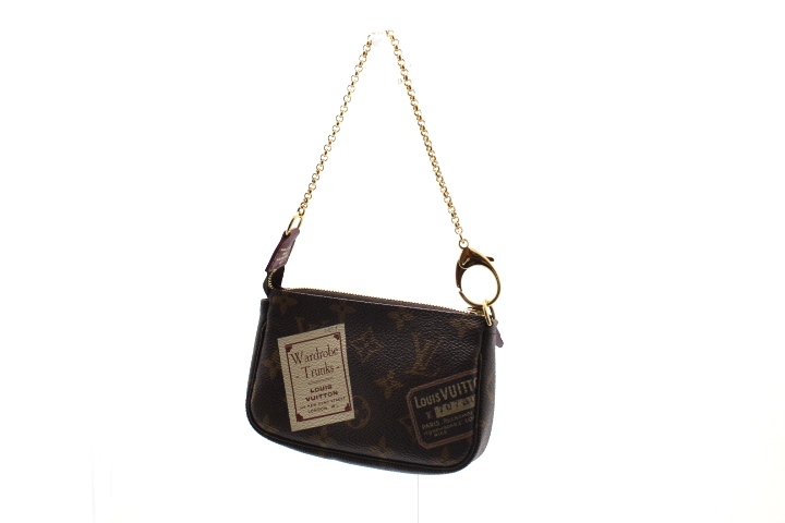 LOUIS VUITTON アクセソワール ミニポシェット ラベル M63798 LOUIS VUITTON ルイ・ヴィトン ミニ・ポシェット・アクセ