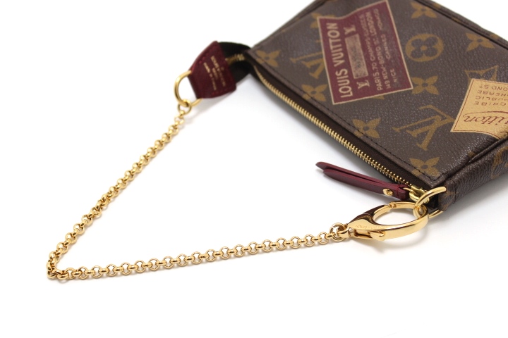 LOUIS VUITTON アクセソワール ミニポシェット ラベル M63798 LOUIS VUITTON ルイ・ヴィトン ミニ・ポシェット・アクセ