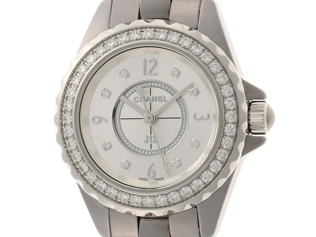 CHANEL シャネル J12 クロマティック H3402 シルバー文字盤