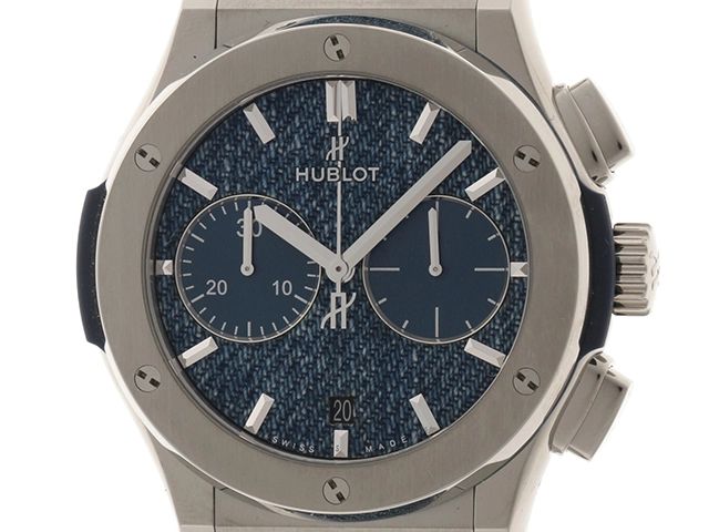 ウブロ HUBLOT クラシックフュージョン クロノグラフ ジーンズ【日本