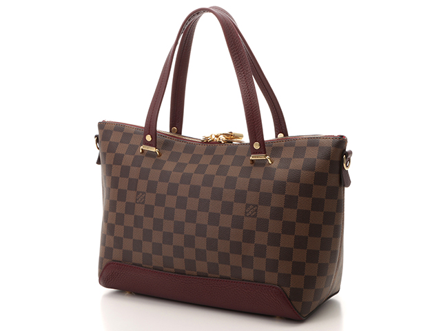 LOUIS VUITTON ルイ・ヴィトン 2way ハンドバッグ ハイドパーク ダミエ フューシャ ゴールド金具 N41015  【460】2148103253171