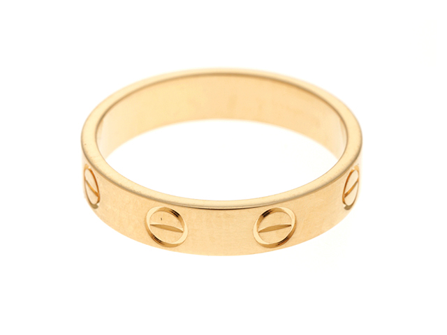 Cartier カルティエ ミニラブリング 指輪 K18 イエローゴールド 3.0g
