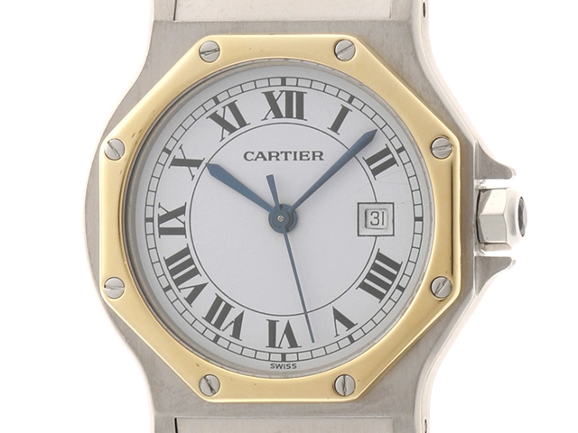 Cartier カルティエ サントスオクタゴン レディース腕時計 自動巻き ...