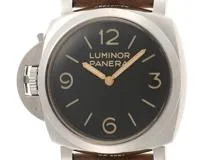 PANERAI ﾊﾟﾈﾗｲ ﾙﾐﾉｰﾙ1950 ﾚﾌﾄﾊﾝﾄﾞ 3ﾃﾞｲｽﾞ・ｱｯﾁｬｲｵ PAM00557 SS/革ﾍﾞﾙﾄ ﾌﾞﾗｯｸ 【205】  の購入なら「質」の大黒屋（公式）