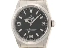 A番 1999年7月 並行】【オンリースイス】 ROLEX ロレックス エクスプローラーI 14270 ONLY SWISS SS  ブラック3・6・9文字盤 自動巻き メンズ 2148103270130【433】 の購入なら「質」の大黒屋（公式）