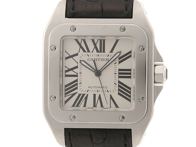 Cartier カルティエ  サントス100 LM   W20073X8  メンズ 腕時計