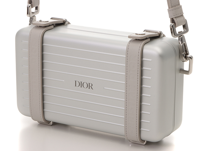 Dior　ディオール　 DIOR AND RIMOWA　ディオール アンド リモワ　パーソナルクラッチバッグ　シルバー　 アルミニウム/カーフ【430】2148103270727