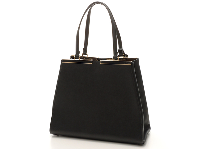 【再入荷！】 フェンディ FENDI トロワジュール 【474 8BH272 レザー ブラック バッグ