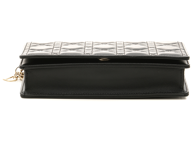 ディオール　ショルダーウォレット　ショルダーバッグ　カナージュ ロゴ金具 Dior ディオール レディーディオール カナージュ チェーン