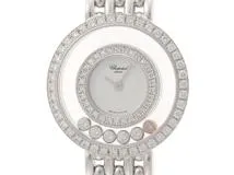 Chopard　ショパール　女性腕時計　ハッピーダイヤモンド　 20/S5691　ホワイトゴールド　ダイヤベゼル　6Pダイヤモンド　クォーツ【437】