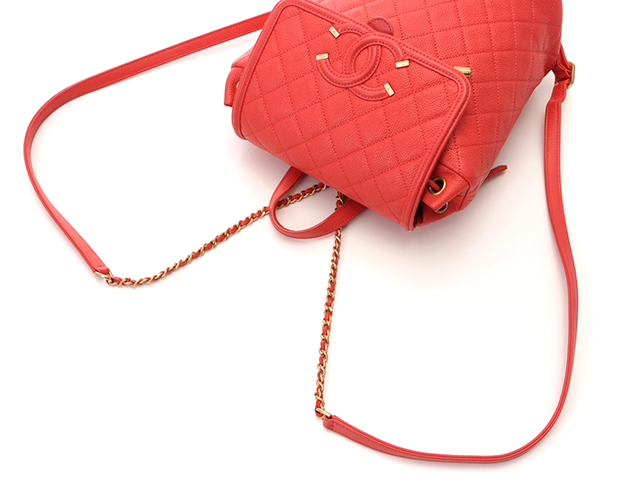 CHANEL シャネル CCフィリグリー リュックサック チェーン