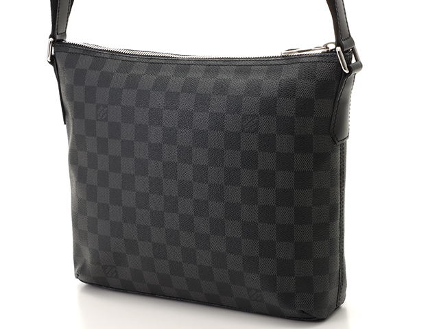 ルイ・ヴィトン LOUIS VUITTON ダミエ グラフィット ミックPM N41211 ブラック PVC ショルダーバッグ skd メンズバッグ