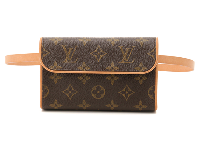 LOUIS VUITTON ルイヴィトン モノグラム ポシェット フロランティーヌ ウエストバッグ M51855 ブラウン byレディース