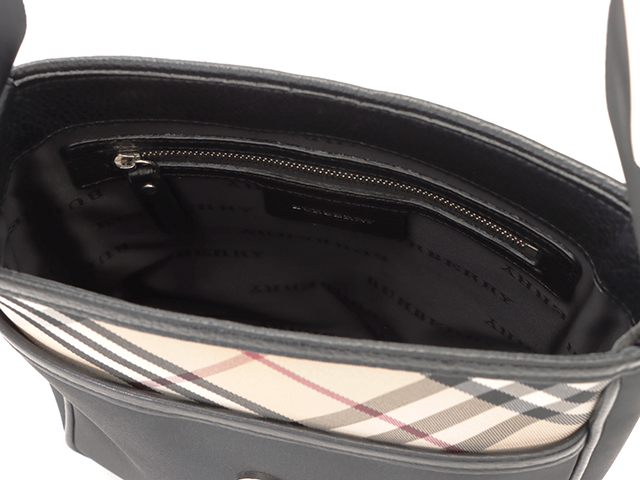 BURBERRY バーバリー ショルダーバッグ ノバチェック ブラック／マルチ